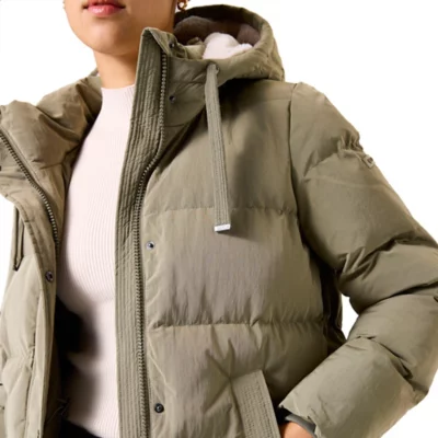 Sweat à Capuche Vert Femme Tommy Hilfiger Badge | Espace des marques
