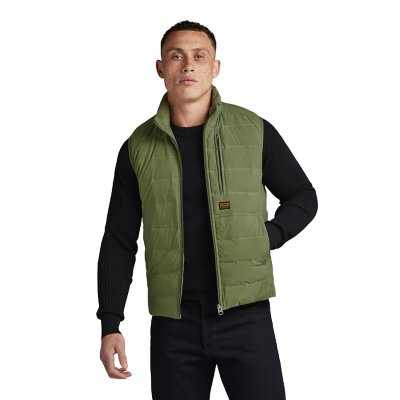 Doudoune Sans Manche Homme Foundation Liner Vest VERT G STAR BLACKSTORE