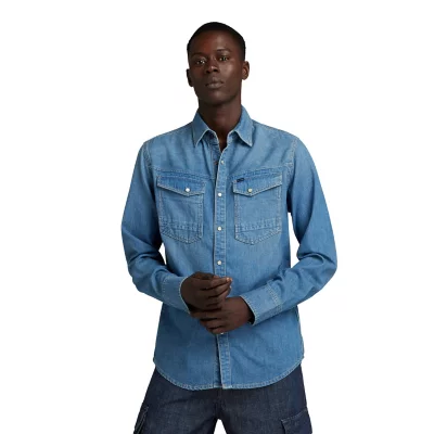 Chemise À Manches Longues Homme Slim Denim G-STAR BLACKSTORE