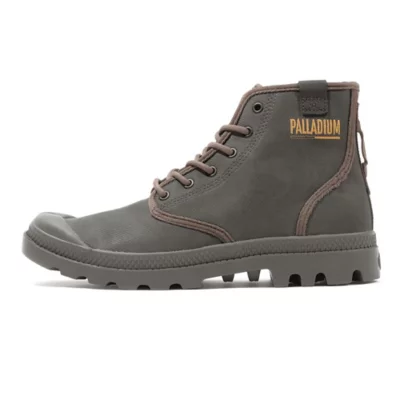 PALLADIUM-EU Homme Pampa Hi Sneaker Boots, Dusky Green, 42.5 EU