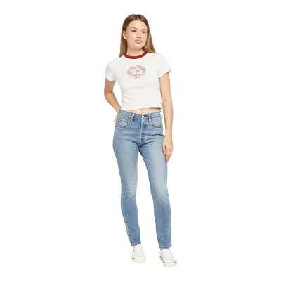 Jeans Levi's 721 High Rise Skinny Bleu Taille 26 (36 FR) Femme - Occasion Très Bon état