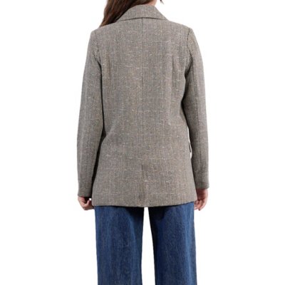 Blazer Femme à Manches Longues - Coupe Ajustée, Poches à Rabat, Style Professionnel Ou Décontracté Chic - 9