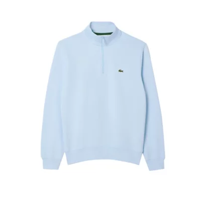 Sweatshirt Zippé Homme En Coton Bleu LACOSTE BLACKSTORE - Main Image