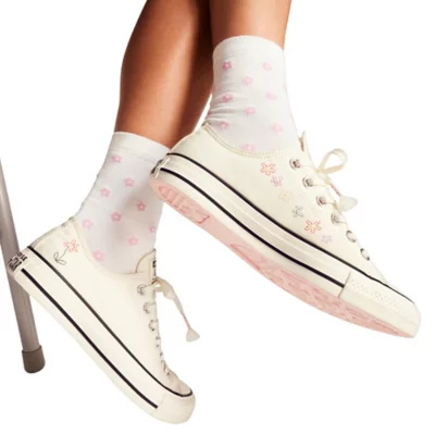 Converse Basse Converse Fleur Femme Converse Chuck Taylor All Star