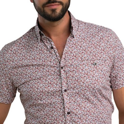 Chemise A Manches Courtes Homme ACOURTA BENSON CHERRY BLACKSTORE