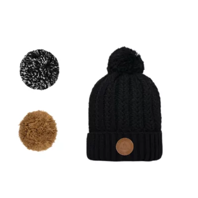 Bonnet Basque / Bonnet Parapluie Bigall En Laine Noire - Occasion Très Bon état
