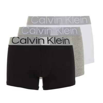 Boxer Shorts Lot Calecon Calvin Klein Homme Boxer Homme Trunk (Lot De 3)  CALVIN KLEIN BLACKSTORE