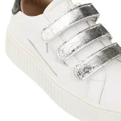 Baskets Basses Vanessa Wu Basket Argent Sneakers Femme BK2387