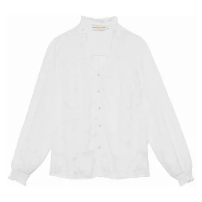 Chemise blanche femme chic en coton oxford Oekotex
