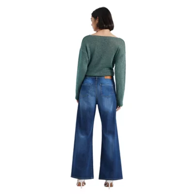 Jean Boot Cut Express Pour Femme - Taille 6R, Entrejambe 33, Délavage Moyen - Occasion Très Bon état