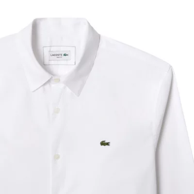 Chemise À Manches Longues Homme Men'S Woven Blanc LACOSTE BLACKSTORE