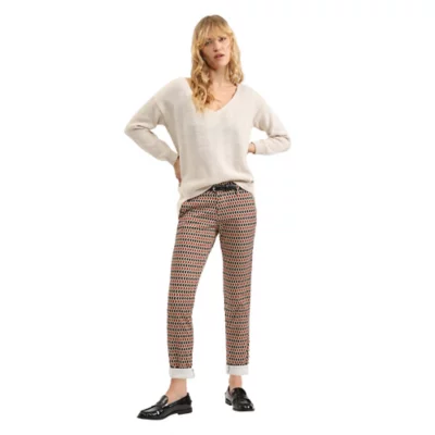 Pantalon Large Imprimé Géométrique | Boohoo