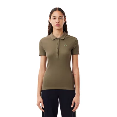 Lacoste Slim Fit Polo Lacoste Manche Longue Femme Lacoste Polo à Manches  Longues Bleu Marine ASOS