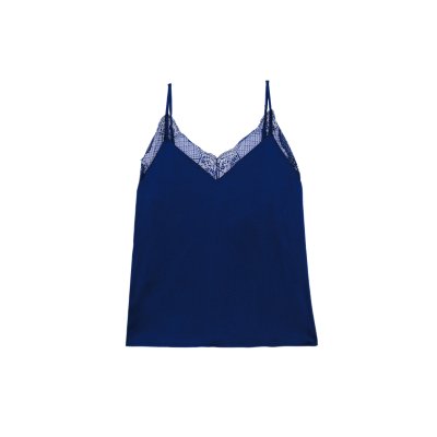 Débardeur Femme Petit Modèle - Taille S, Blanc/bleu, Occasion En Excellent état