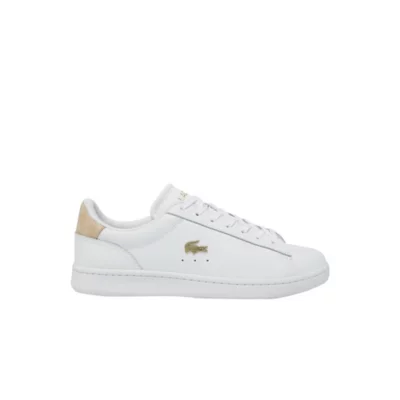 Sneakers Femme Carnaby Blanc et marron LACOSTE BLACKSTORE
