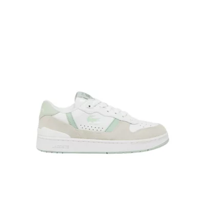 Baskets Basses Basket Lacoste Femme Toile Sneakers Femme T-Clip