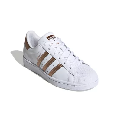 Superstar Blanc Super Star Femme Rose Gold Sneakers Femme