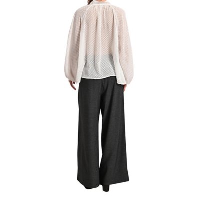 Chemise à manches longues femme col lavallière Multicolore G952DN  MOLLY BRACKEN