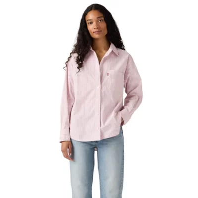 Manches Longues Chemise Femme Rose Pale Chemise Manches Longues