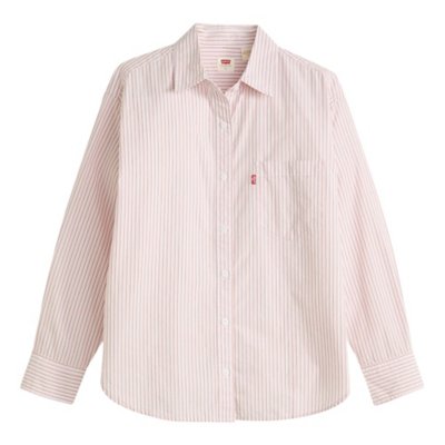 Sous-chemise Manches Longues Pikeur Pour Femme, Col Montant, Blanc/rose Blush, Sportswear HW/20