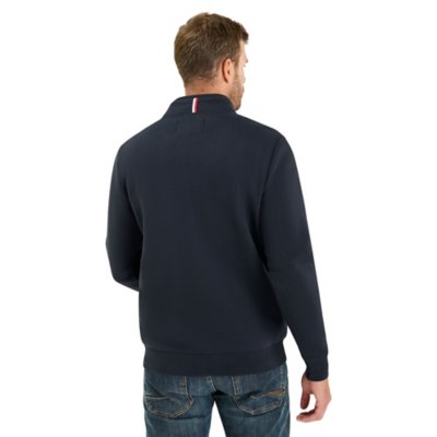 Douglas Hayward Black Hoodie Jumper Zip Cotton Men's Size