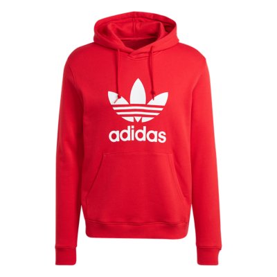 Mens black adidas trefoil hoodie online