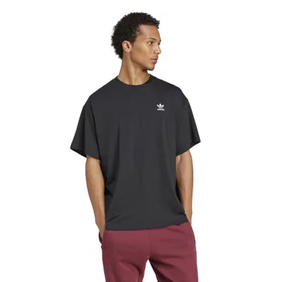 Tee-shirt À Manches Courtes Homme Oversize Trèfle Essentials Noir