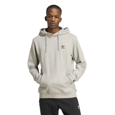 Sweatshirt À Capuche Homme French Terry Trèfle Essentials Gris