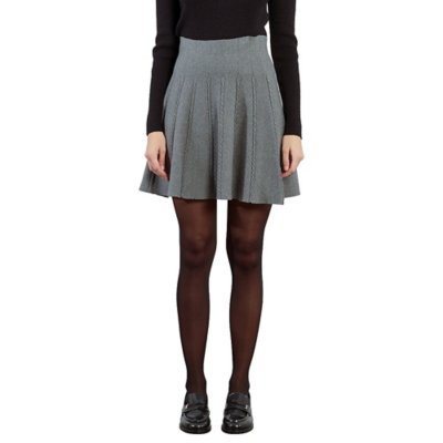 Jupe femme en maille à torsades Multicolore L213DN  LILI SIDONIO