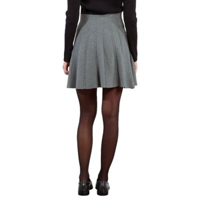 Jupe femme en maille à torsades Multicolore L213DN  LILI SIDONIO