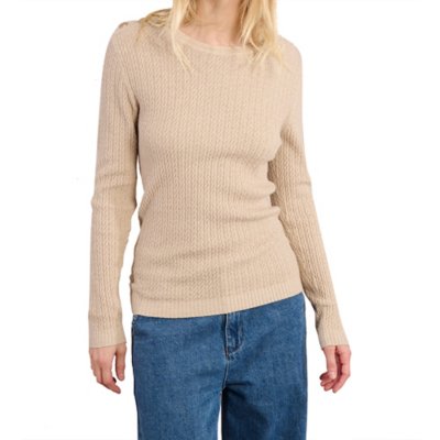 Tee-shirt à manches longues femme maille torsadée Multicolore LA906DN MOLLY BRACKEN