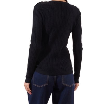 Tee-shirt à manches longues femme maille torsadée Multicolore LA906DN MOLLY BRACKEN