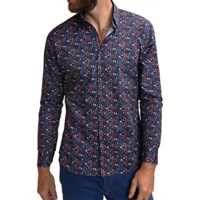 Chemise A Manches Longues Homme Larno BENSON CHERRY BLACKSTORE