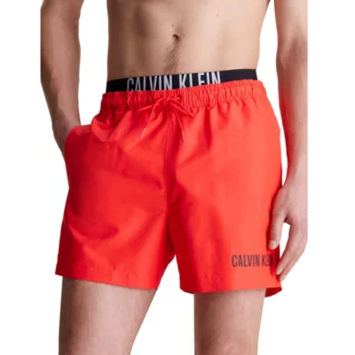 Calvin Klein Short De Bain Homme Rouge Red Short Calvin Klein