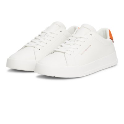 Sneakers homme Th Court Lth Detail Ess Multicolore M05367  TOMMY HILFIGER