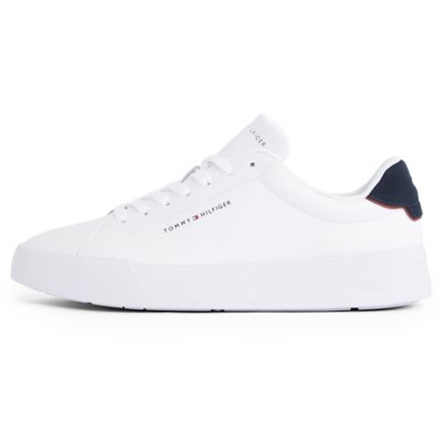 Sneakers homme Th Court Lth Detail Ess Multicolore M05367  TOMMY HILFIGER