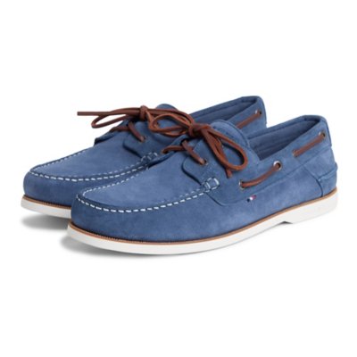Chaussures bateau homme Th Boat Shoe Core Suede Multicolore M05387  TOMMY HILFIGER