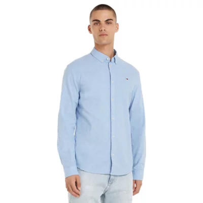 Chemise Ralph Lauren en popeline de coton à carreaux vichy rose, coupe ajustée | Chemises pour hommes disponibles chez Louis Copeland & Sons