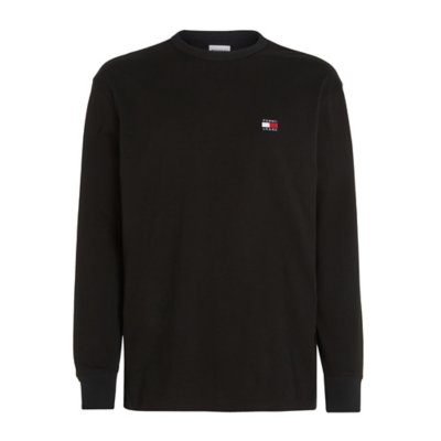 Tee shirt noir tommy hilfiger online homme