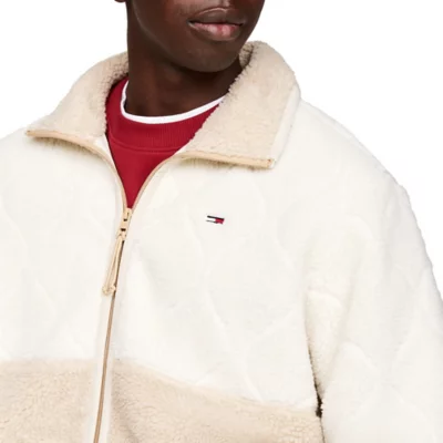 Veste Polaire Veste Tommy Moumoute Tommy Jeans FLUFFY REVERSIBLE