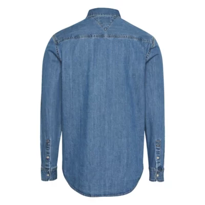 Chemise denim grande poche » Grandes tailles