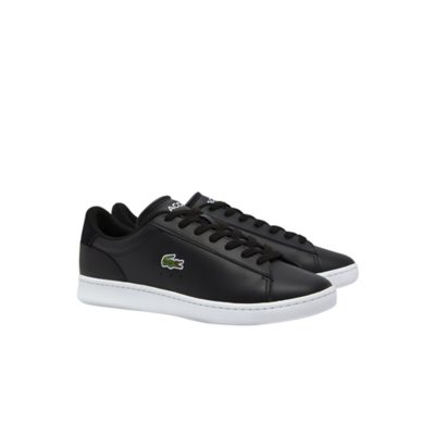Black sneakers lacoste discount