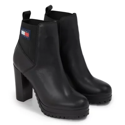 Mid Heel Boot Bottines Tommy Chelsea Boots Tommy Hilfiger Femme
