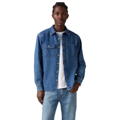 Chemise Soleil EIS Manches Longues 1/4 Zip Bleue - Taille M
