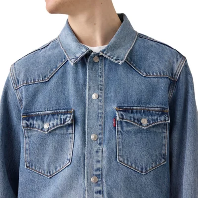 Veste En Jean Homme Western Trucker Bleu LEVIS BLACKSTORE