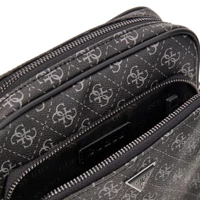 Sac à Dos Compact GUESS Milano - Gris Asphalte/bleu - Polyuréthane - Neuf