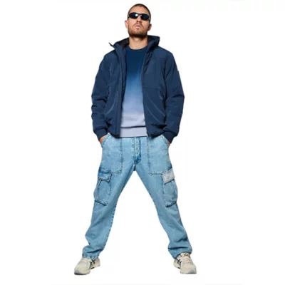 Kaporal Jeans Veste Jean Multicolore Homme Veste À Capuche Homme