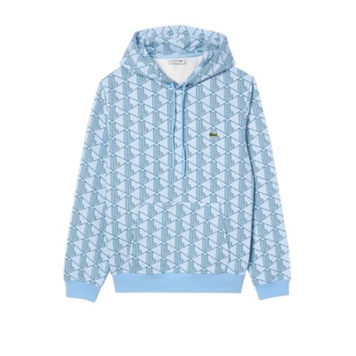 Sweat uni à capuche avec broderie Bleu Polo ralph lauren - Homme | Place des Tendances