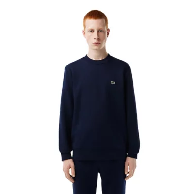 Sweatshirt Homme Molleton Col Rond Marine LACOSTE BLACKSTORE