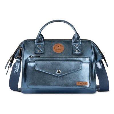 Sac à Main Femme Noir En Simili Cuir, Style Cabas, Fermeture à Pression